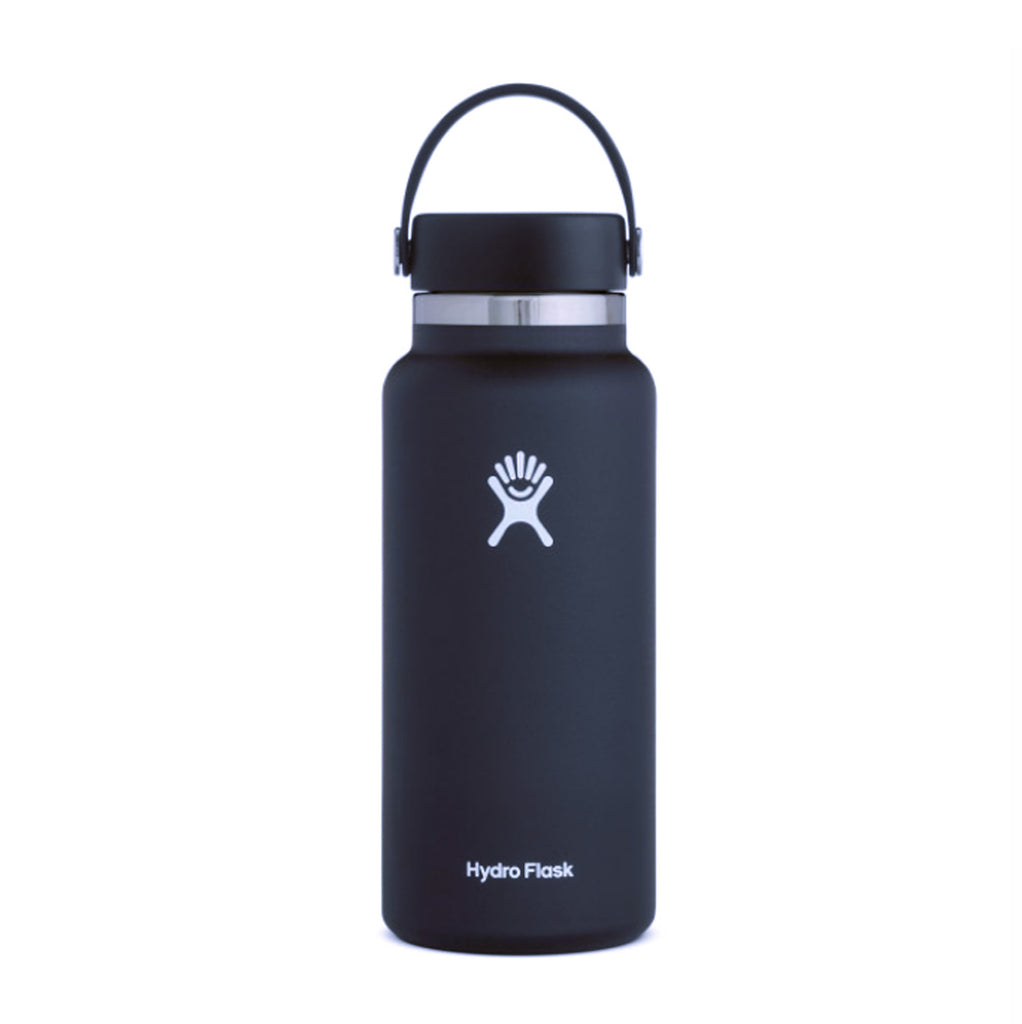 Shop Hydro Flask 950ml Wide Mouth Reusable Water Bottle 2.0 - Black Online Australia | Benny's Boardroom