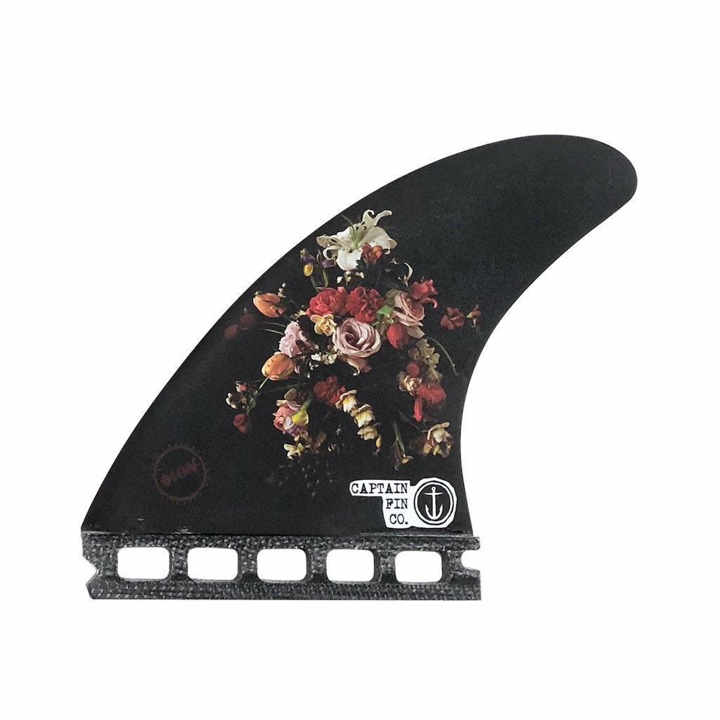 Buy Online Captain Fin Dion Agius Flowers (M) Thrusters - Black | Benny's Boardroom