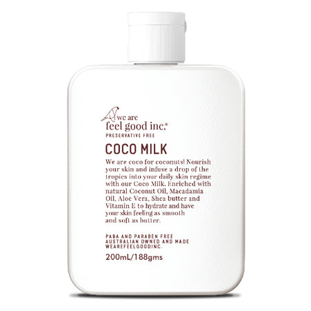 Buy Feel Good Coco Milk Daily Body Moisturiser Lotion - 200ml Online | Benny's Boardroom