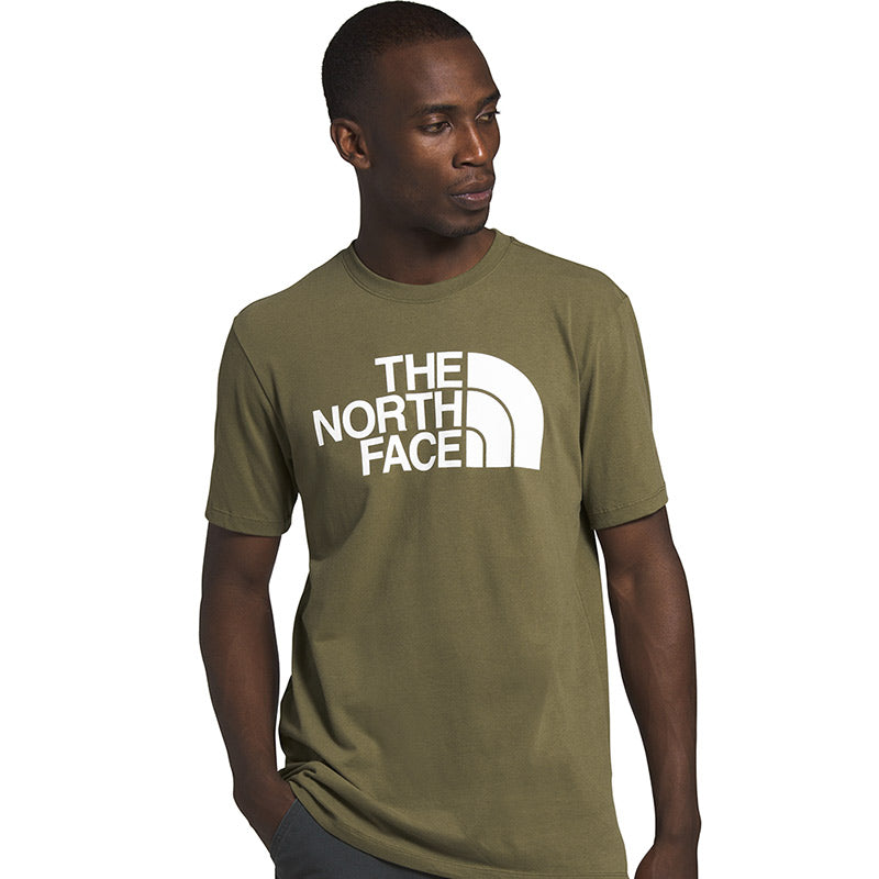 Shop The North Face Men's Half Dome Tee Shirt - Burnt Olive Green Online Australia | Benny's Boardroom 