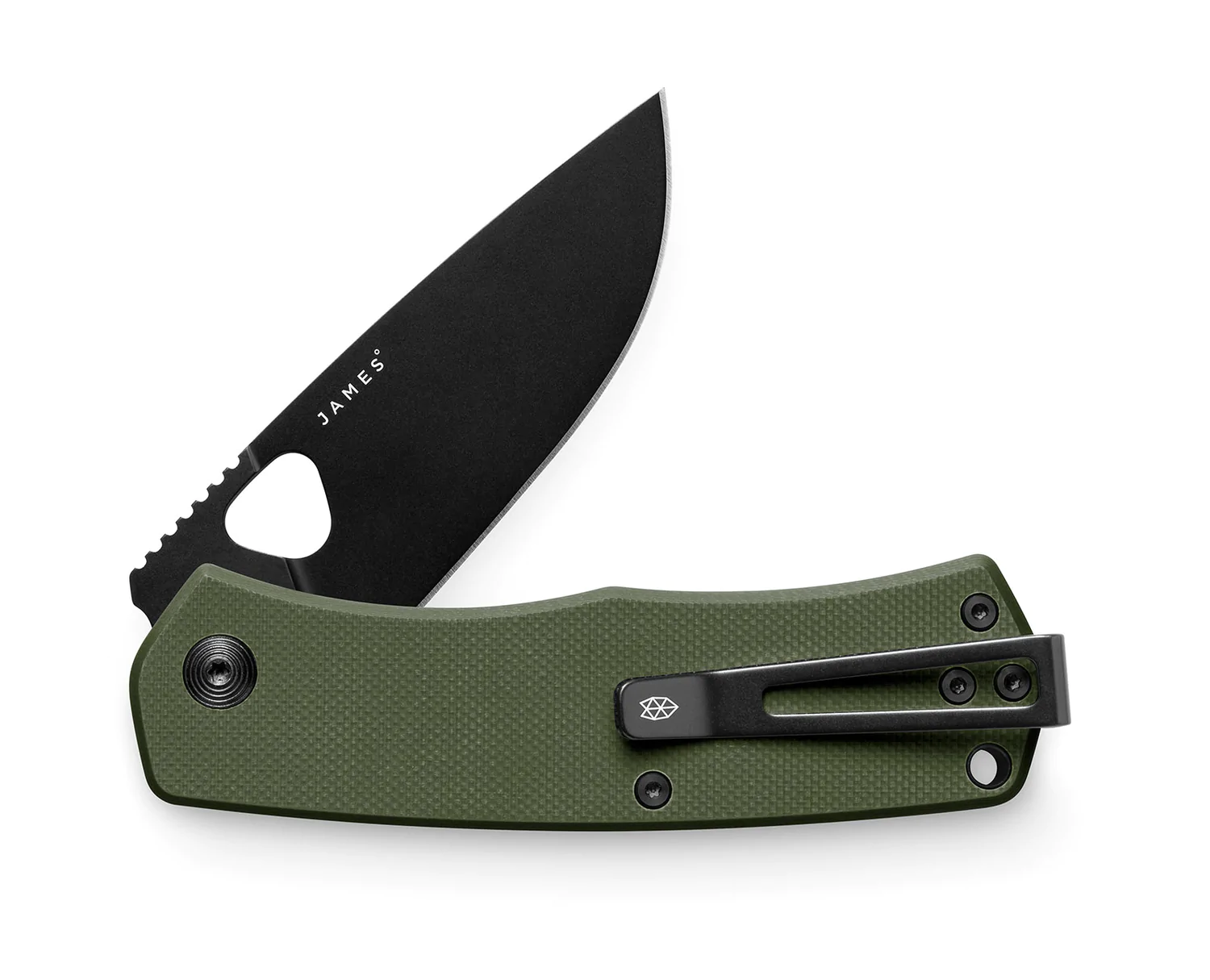 The James Brand The Pike Knife - OD Green/Stainless